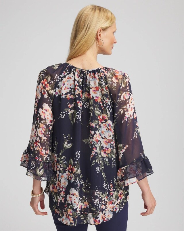 Floral Georgette Blouse - image 3